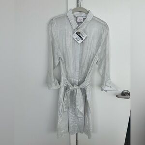 Breezy Blouson Dress - Glinda Lurex